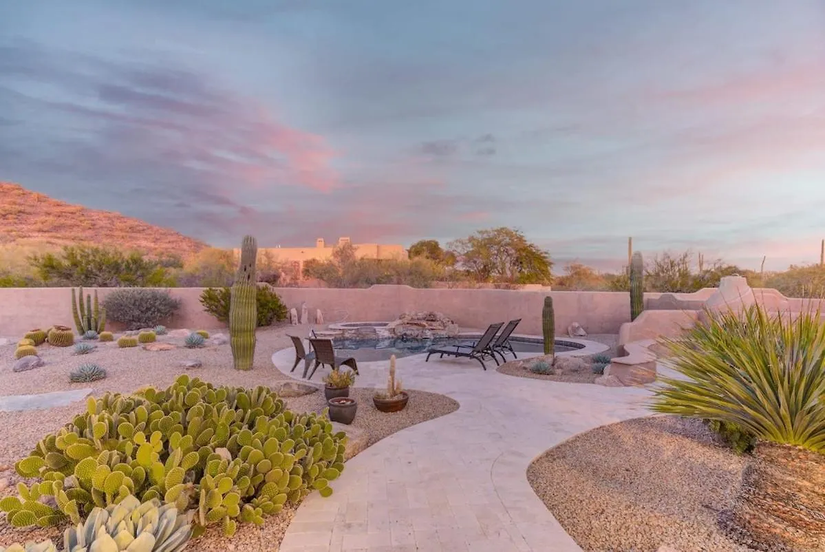 Сasa de vacaciones Scottsdale Luxury Heated Pool Desert Views For 6